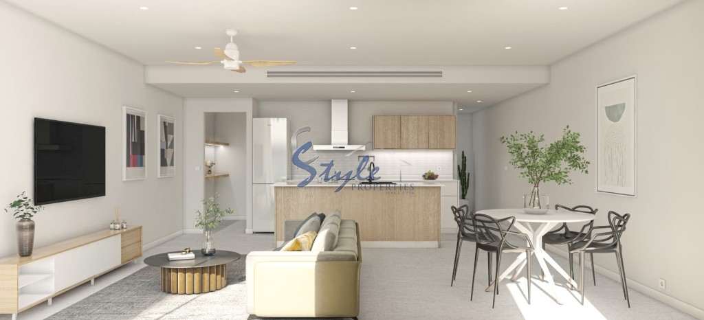 New build apartments close to the beach in San Pedro del Pinatar, Costa Balnca, Spain. ON1578