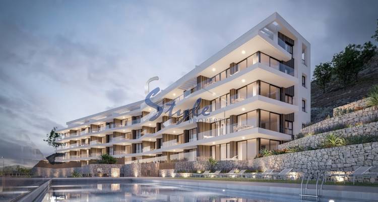 New apartments for sale with sea views in Villajoyosa, Costa Blanca, Spain.ON1586