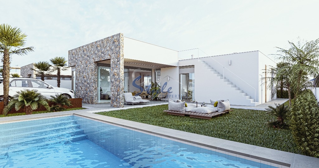 New build villas for sale close to the beach in Cartagena, Murcia.ON1592
