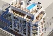 Apartamentos nuevos en venta en el centro de Torrevieja, Costa Blanca, España. ON1624