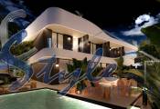 New build semi-detached villa for sale in Altos de Campoamor, Costa Blanca, Spain. ON1626