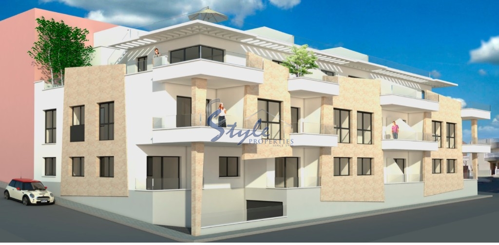 New build apartments for sale in Torre de Horadada, Costa Blaca, Spain.ON1627