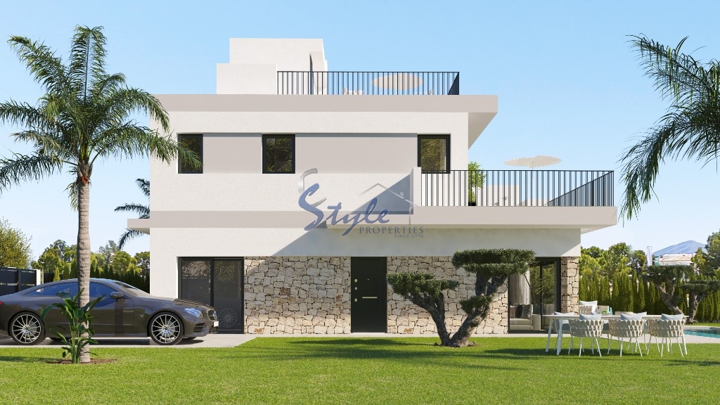 New villas for sale  in San Miguel de Salinas, Alicante, Costa Blanca, Spain.ON1631