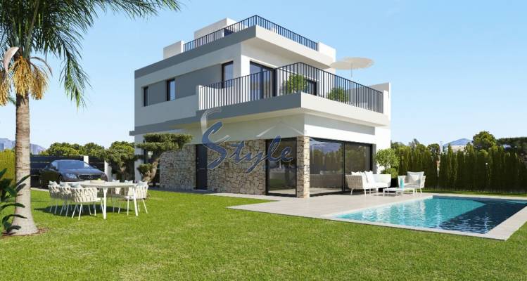 Nuevas villas en venta en San Miguel de Salinas, Alicante, Costa Blanca, España.ON1631