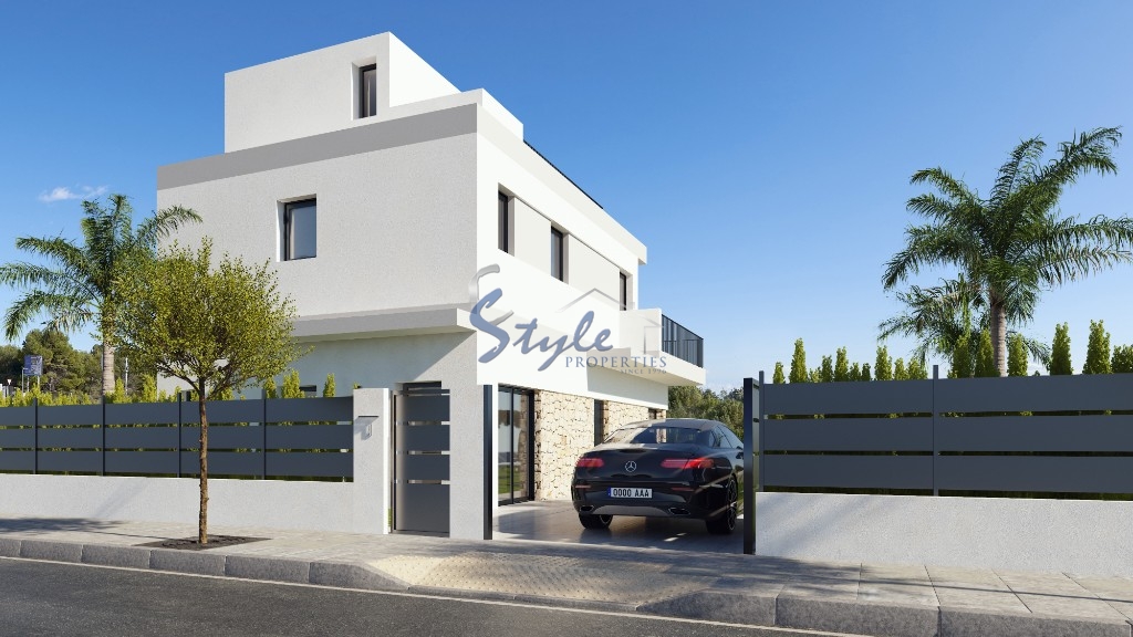 New villas for sale  in San Miguel de Salinas, Alicante, Costa Blanca, Spain.ON1631