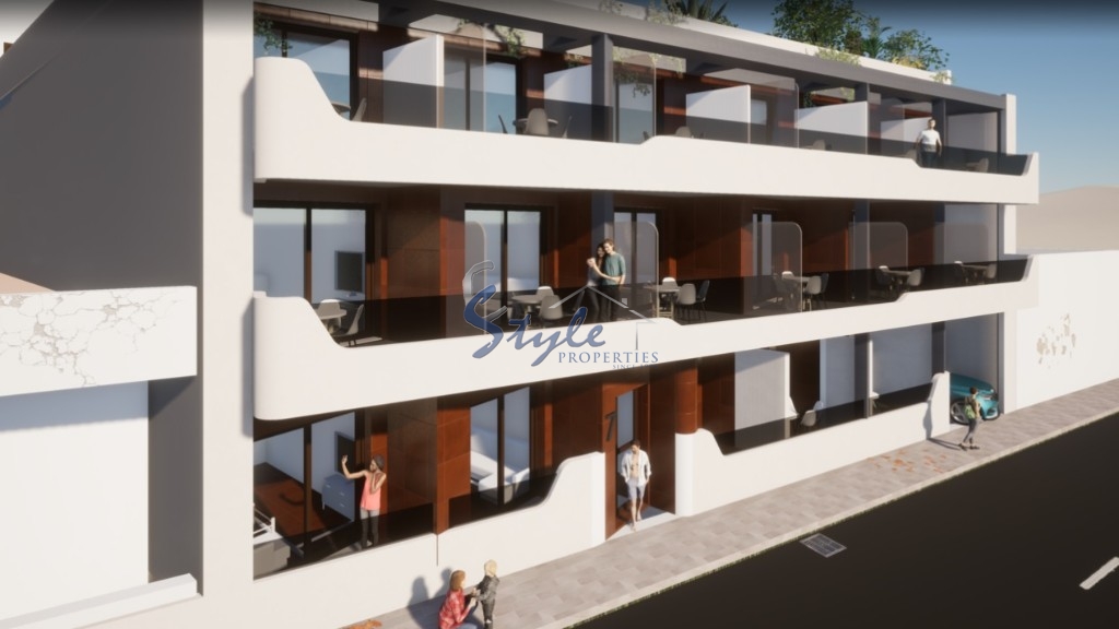 Apartamentos nuevos cerca del mar en Torrevieja, Costa Blanca, España.ON1639_2