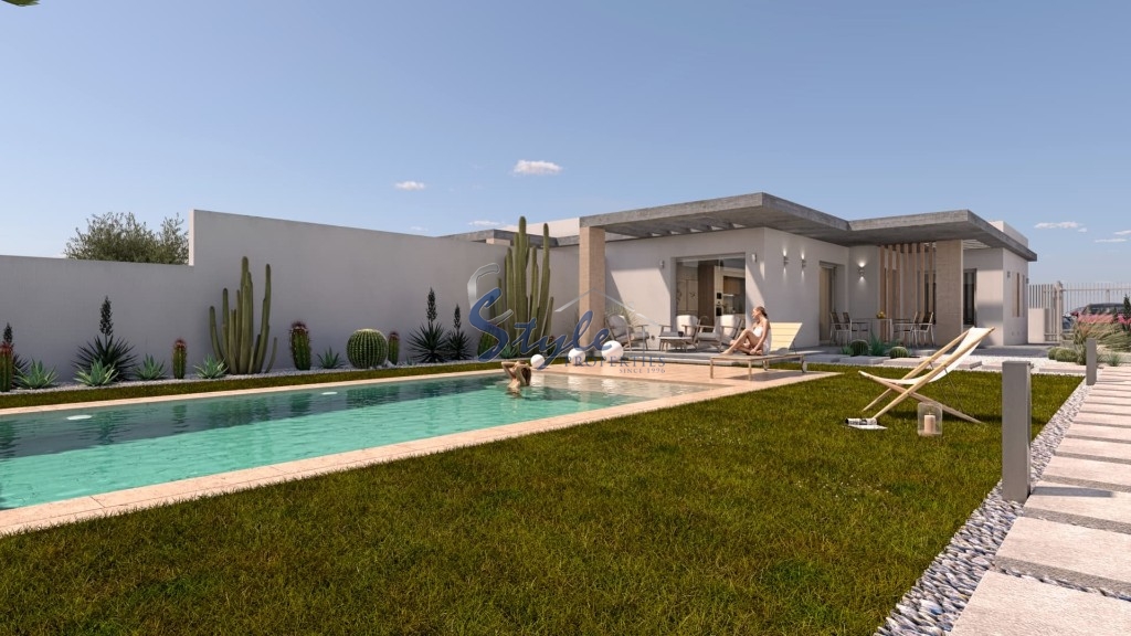 Villas de nueva construcción en venta en Santiago de Ribeira, Murcia, España.ON1652