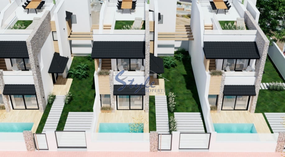 New build villas for sale in San Pedro del Pinatar, Murcia, Spain. ON1661