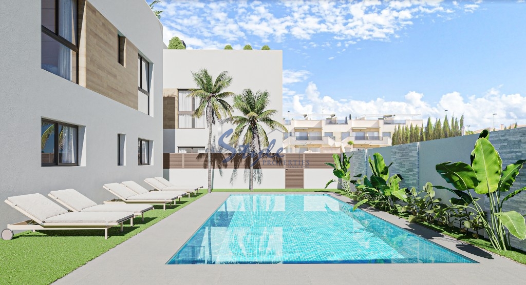 New build apartments close to the beach in San Pedro del Pinatar, Costa Balnca, Spain. ON1670_3