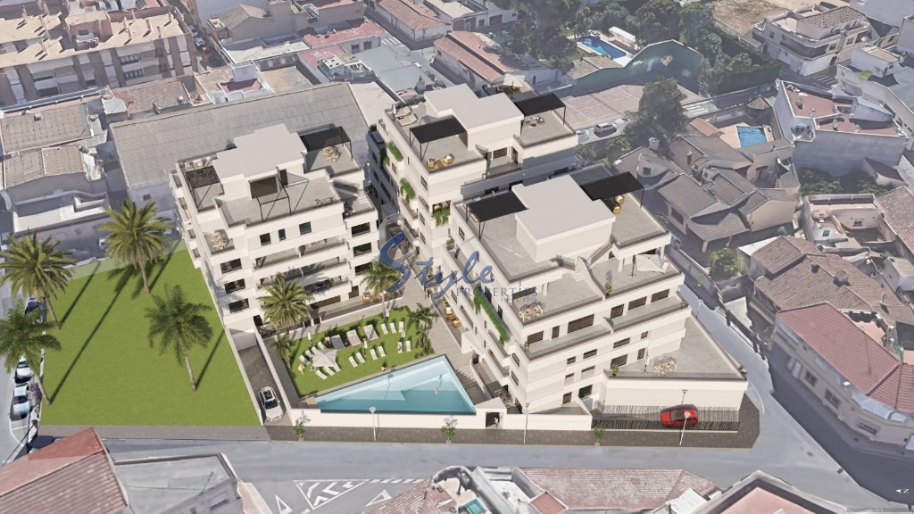 New build apartments in San Pedro del Pinatar, Costa Balnca, Spain. ON1674_3