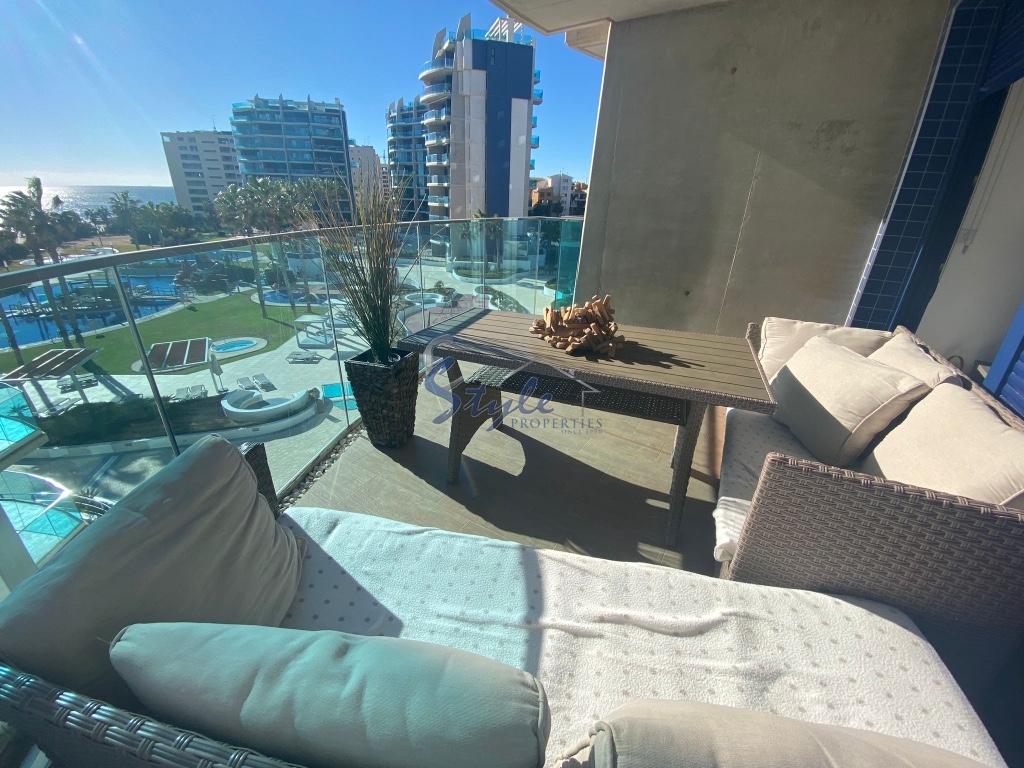 apartment with panoramic sea views on the beachfront in Sea Senses, Punta Prima, Costa Blanca, Spain.ID1707