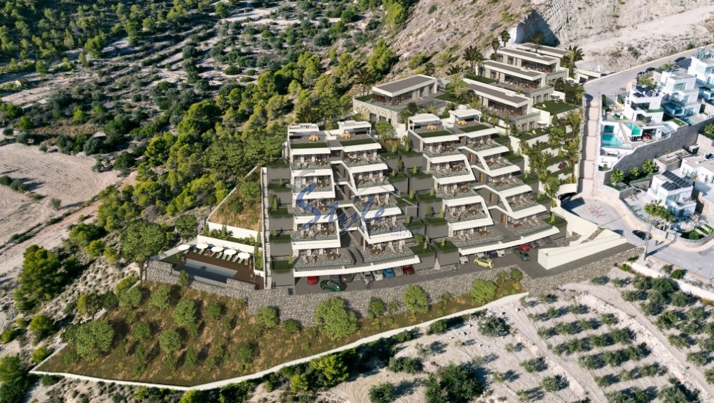 Apartamentos en venta en el nuevo complejo en Finestrat, Costa Blanca, España. ON1743