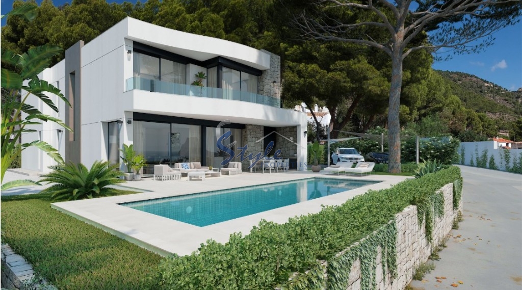 New build luxury villa for sale in Calpe, Costa Blanca, Spain. ON1774