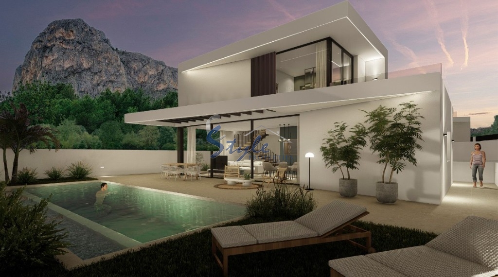 For sale new villas in Polop, Costa Blanca, Spain ON1800