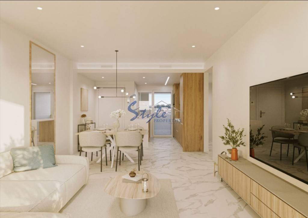 New build beachside apartments for sale in Torrevieja, Alicante, Costa Blanca, Spain ON1884