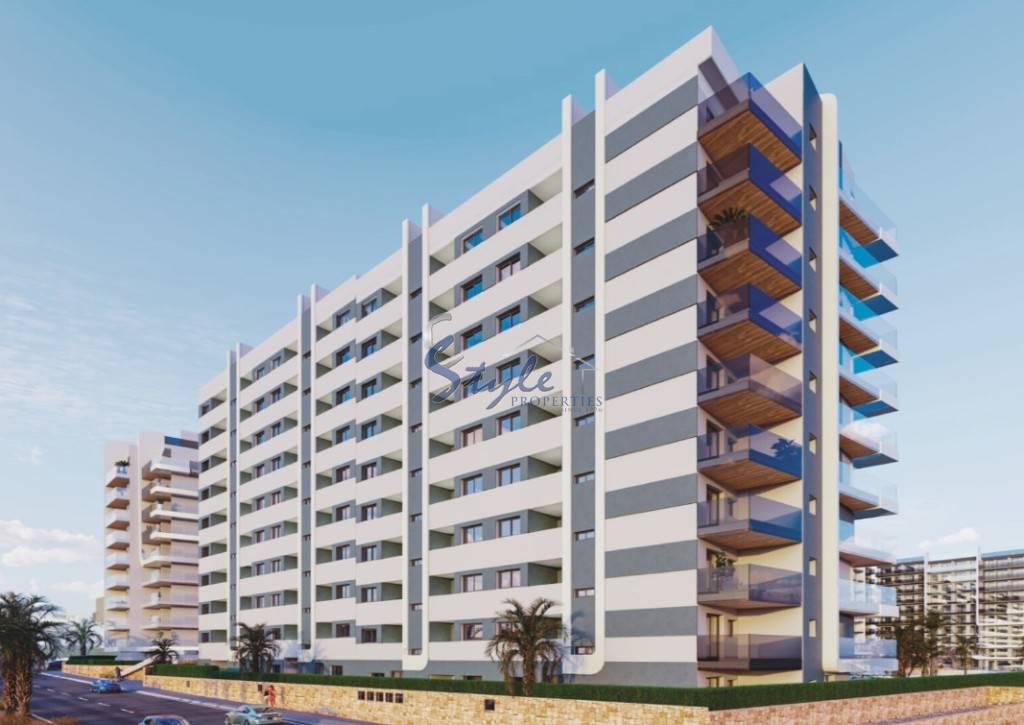 New build beachside apartments for sale in Torrevieja, Alicante, Costa Blanca, Spain ON1884