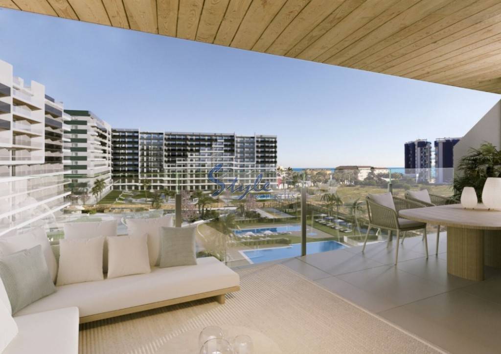New build beachside apartments for sale in Torrevieja, Alicante, Costa Blanca, Spain ON1884