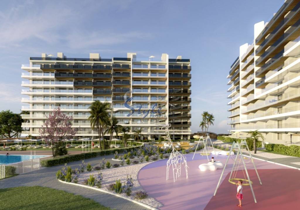 New build beachside apartments for sale in Torrevieja, Alicante, Costa Blanca, Spain ON1884