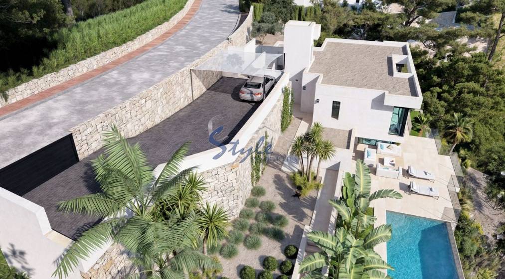 New build villa for sale in Benissa, Benidorm, Alicante, Costa Blanca, Spain. ON1895