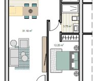 New build - Apartament  - Murcia - Roldán